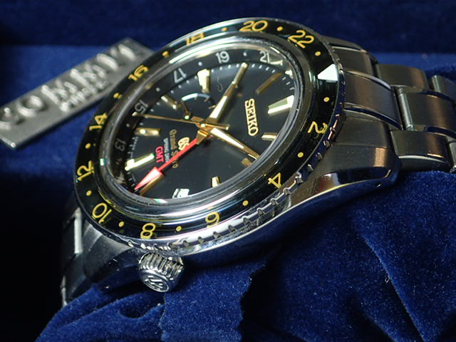 グランドセイコー Grand Seiko SBGE015 ブラック メンズ 腕時計