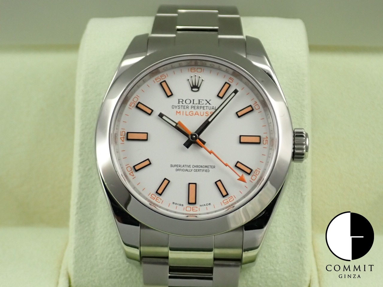 人気提案 ROLEX 116400 腕時計 - 白文字盤 ミルガウス ROLEX ロレックス 腕時計(アナログ) メンズ - belvtor.by