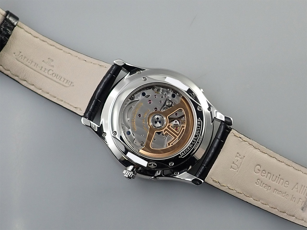 レビューを書けば送料当店負担 ジャガー ルクルト JAEGER-LE COULTRE ウルトラスリム Q1358420 グレー メンズ 腕時計 